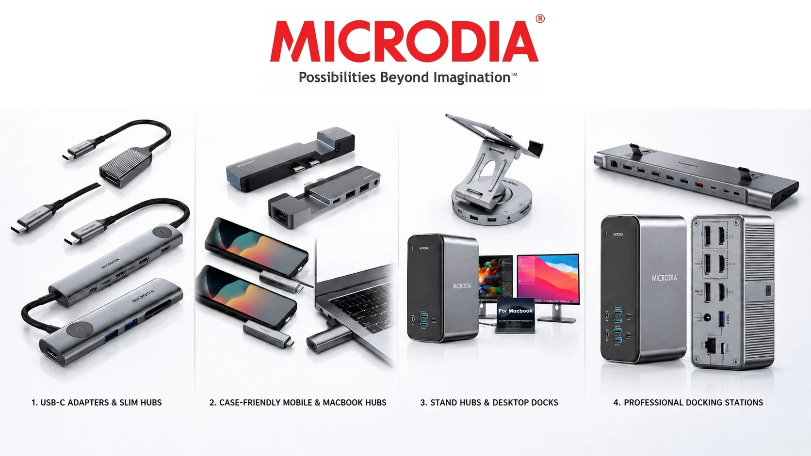 MICRODIA製品ラインナップ