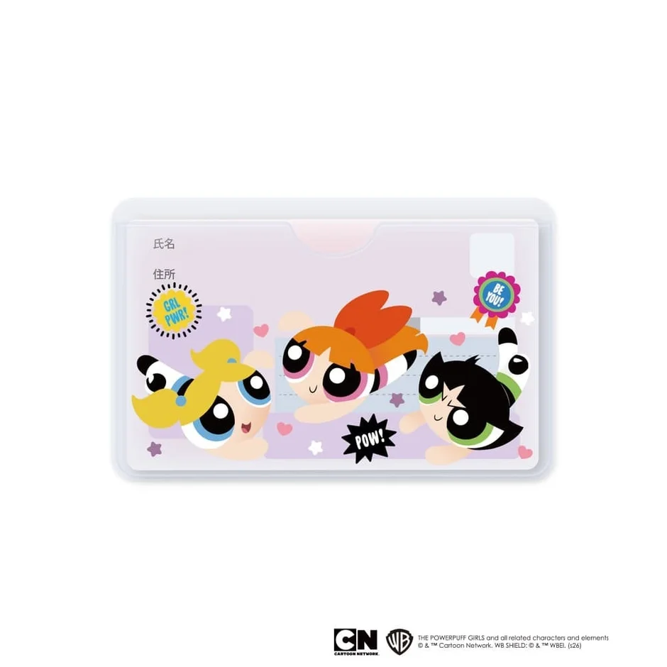 パワーパフ ガールズ カードケース 透明感