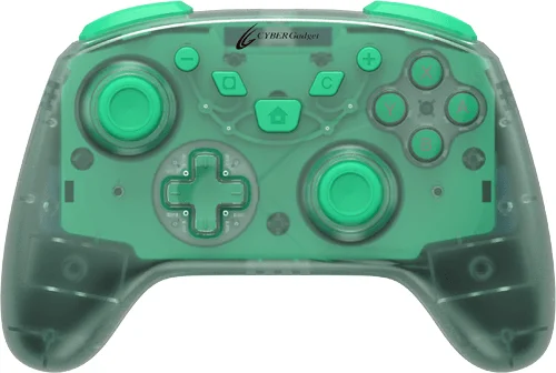 エメラルドカラーのゲーミングコントローラー