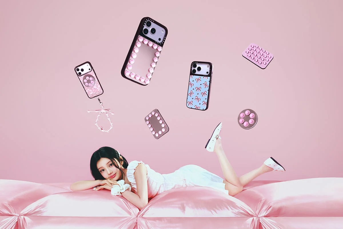 モデルとスマホケース
