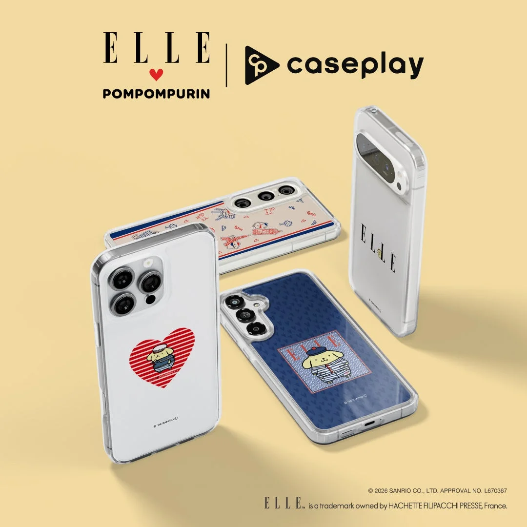 ELLEとポムポムプリンのコラボスマホケース