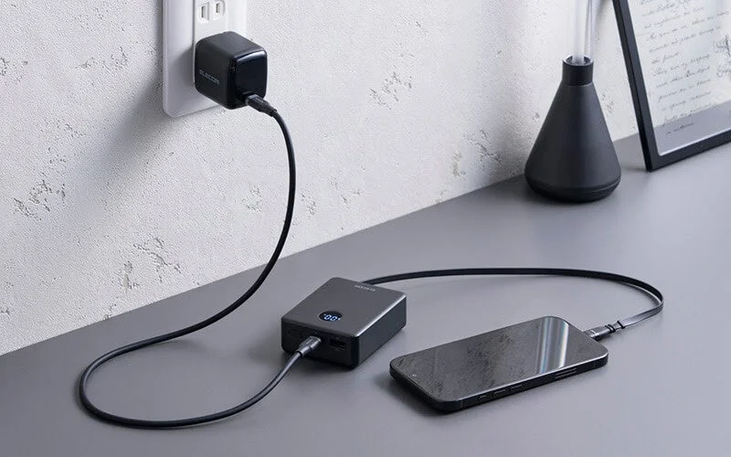 まとめて充電の様子