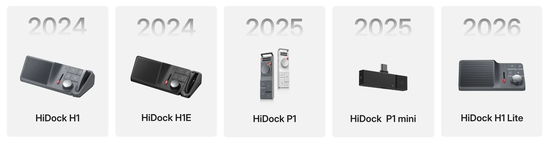HiDock製品ロードマップ