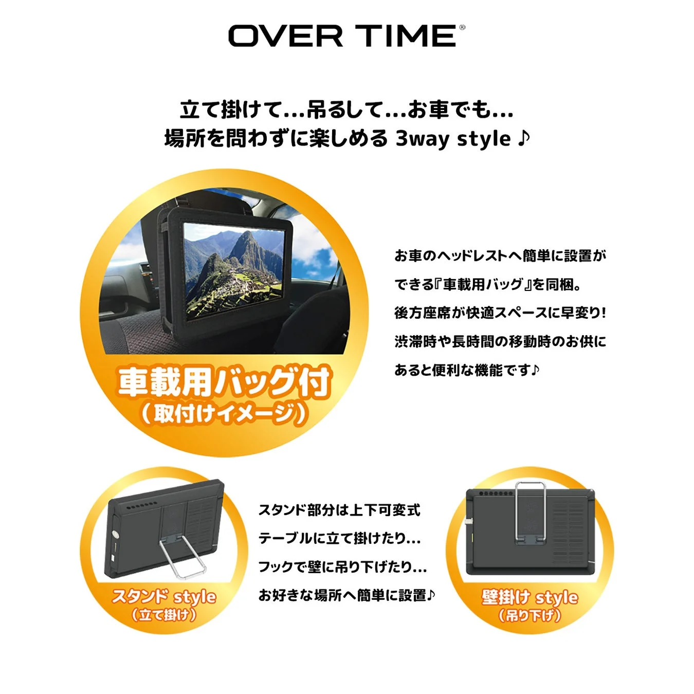 3通りの視聴スタイル