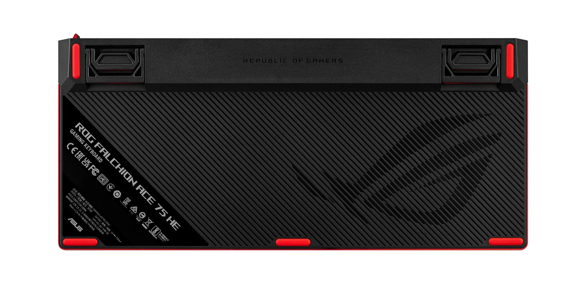 ROG Falchion Ace 75 HE Gaming Keyboardの裏面
