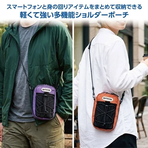 OUTDOOR PRODUCTS スマートフォンポーチ 07 使用イメージ